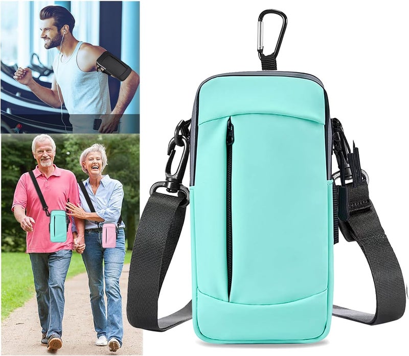 AiScrofa Phone Holder Arm Bands for Running Armband Small Crossbody Bags for Women Kids,iPhone 15 14 13 12 11 Pro Max Xs Xr X 6 7 8 Plus SE Mini Galaxy Ultra Edge S24 S23 Note - Image 1